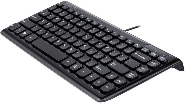 Produktbild: Perixx Periboard-407 USB Tastatur Deutsch, QWERTZ Schwarz