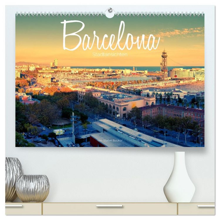 Produktbild: Barcelona - Stadtansichten (hochwertiger Premium Wandkalender 2026 DIN A2 quer), Kunstdruck in Hochglanz
