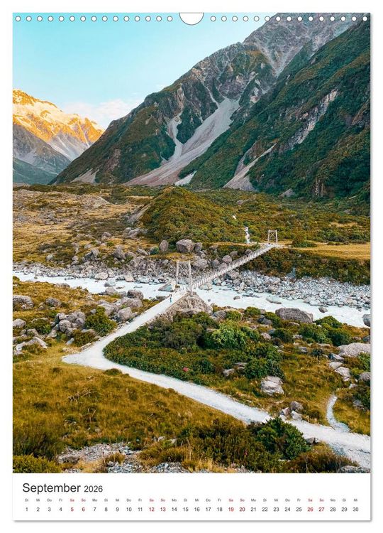 Produktbild: Neuseeland - Das Traumland schlechthin. (Wandkalender 2026 DIN A3 hoch), CALVENDO Monatskalender