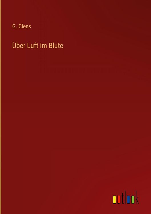 Produktbild: &Uuml;ber Luft im Blute
