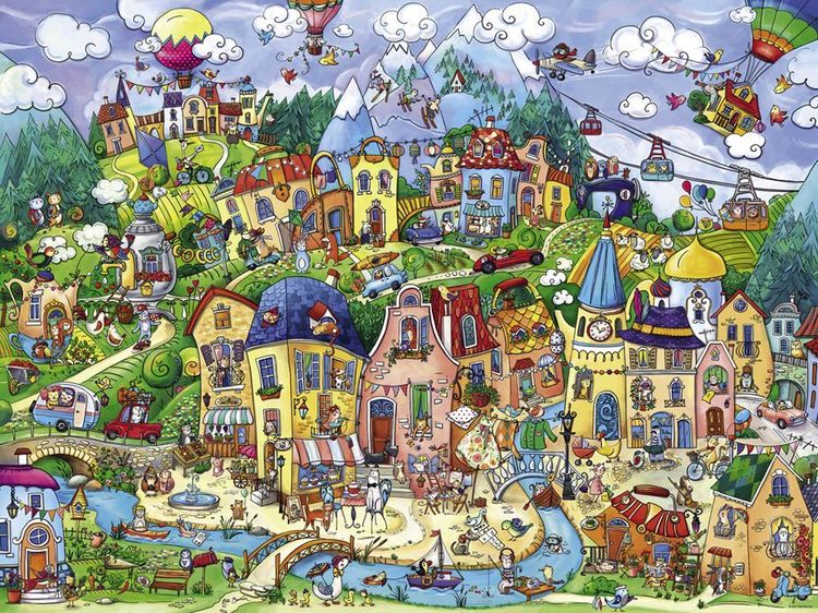 Produktbild: Happytown Puzzle