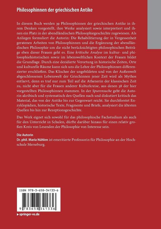 Produktbild: Philosophinnen der griechischen Antike