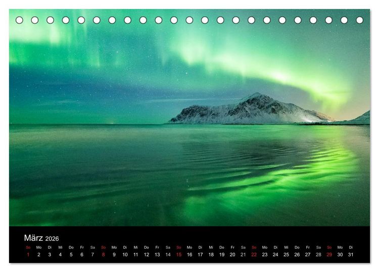 Produktbild: LOFOTEN - Inselparadies im Norden Norwegens (Tischkalender 2026 DIN A5 quer), CALVENDO Monatskalender