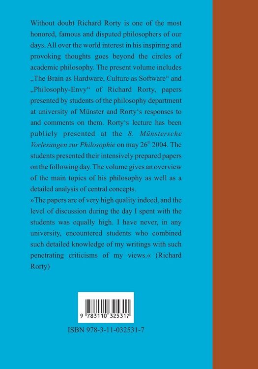 Produktbild: Richard Rorty