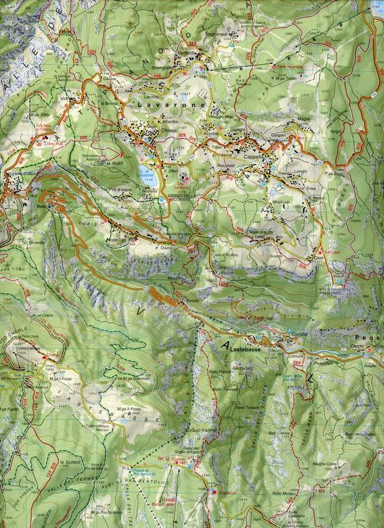 Produktbild: Tabacco Wandern 1 : 25 000 Altipiani Trentini