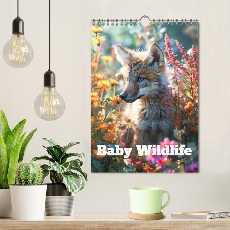 Produktbild: Baby Wildlife (Wall Calendar 2026 DIN A4 portrait), CALVENDO 12 Month Wall Calendar