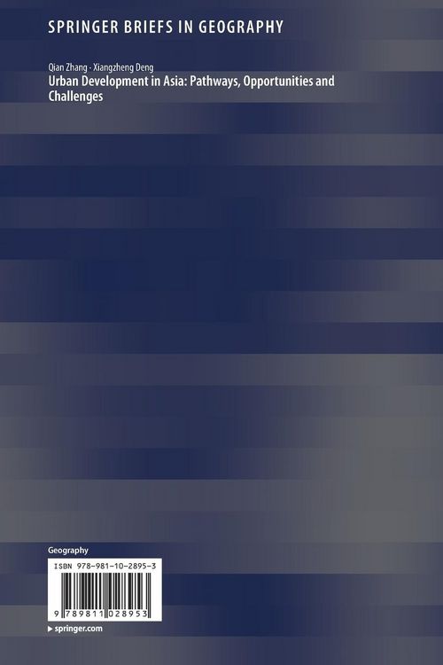 Produktbild: Urban Development in Asia: Pathways, Opportunities and Challenges
