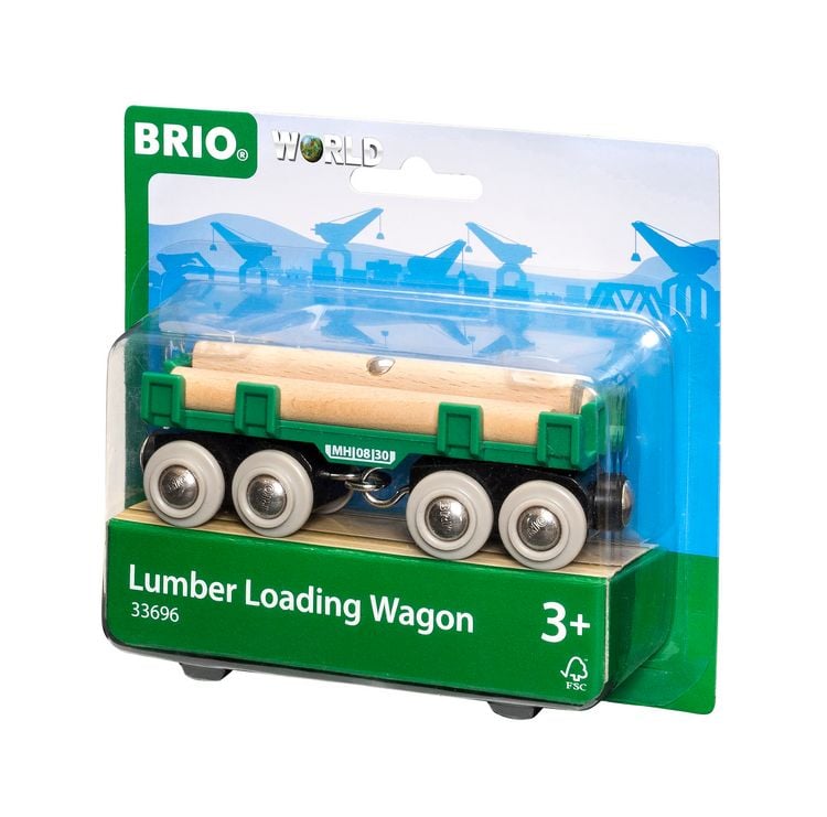 Produktbild: Brio Langholzwagen, G&uuml;terwagen