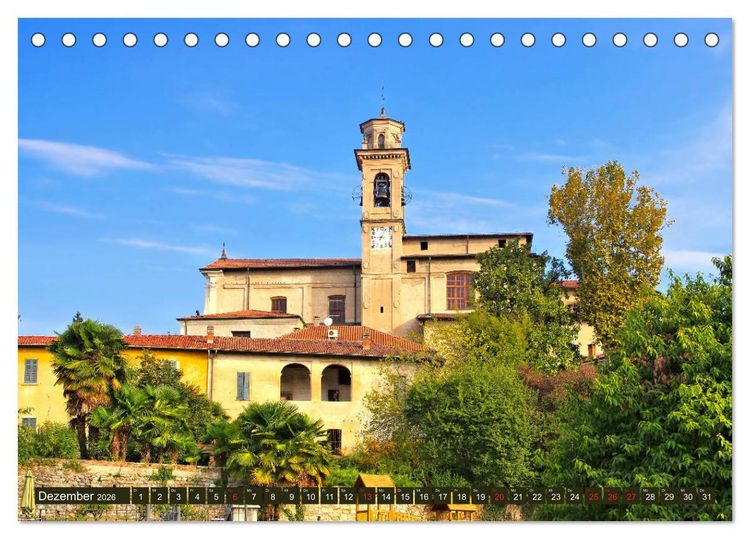 Produktbild: Lago di Varese - Eine der sch&ouml;nsten Seenlandschaften Italiens (Tischkalender 2026 DIN A5 quer), CALVENDO Monatskalender