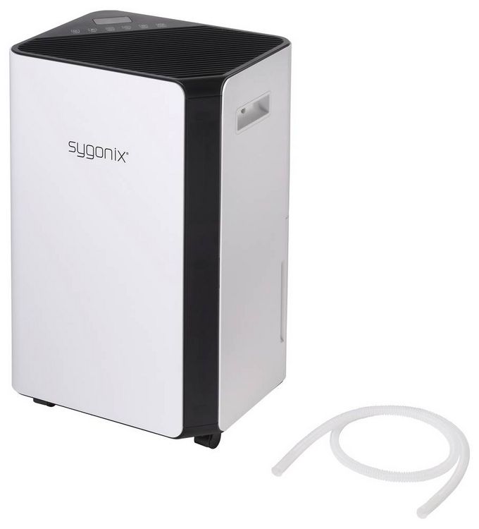 Produktbild: Sygonix Luftentfeuchter 104m&sup3; 330W 20 l/Tag Wei&szlig;