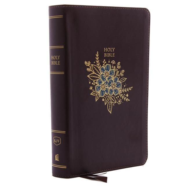 Produktbild: KJV Holy Bible: Personal Size Giant Print with 43,000 Cross References, Deluxe Burgundy Leathersoft, Red Letter, Comfort Print (Thumb Indexed): King James Version