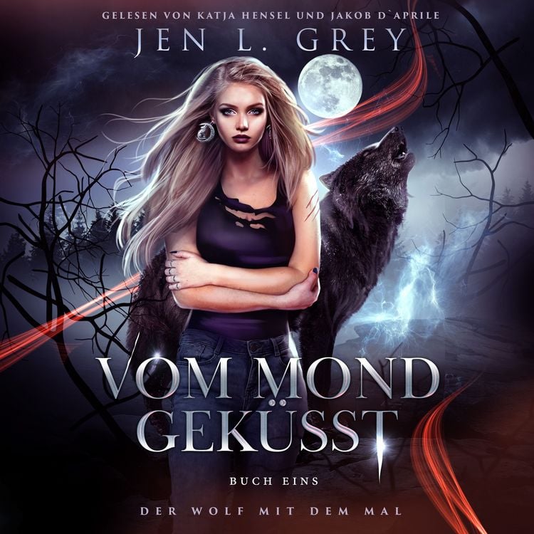 Produktbild: Vom Mond gek&uuml;sst - Wolf mit dem Mal 1 - Fantasy H&ouml;rbuch