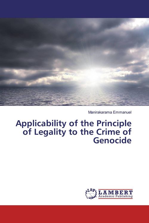 Produktbild: Applicability of the Principle of Legality to the Crime of Genocide