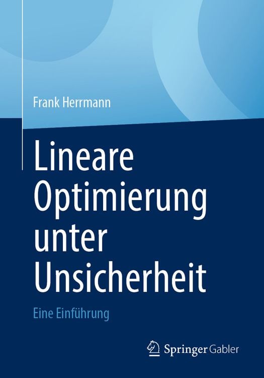 Produktbild: Lineare Optimierung unter Unsicherheit