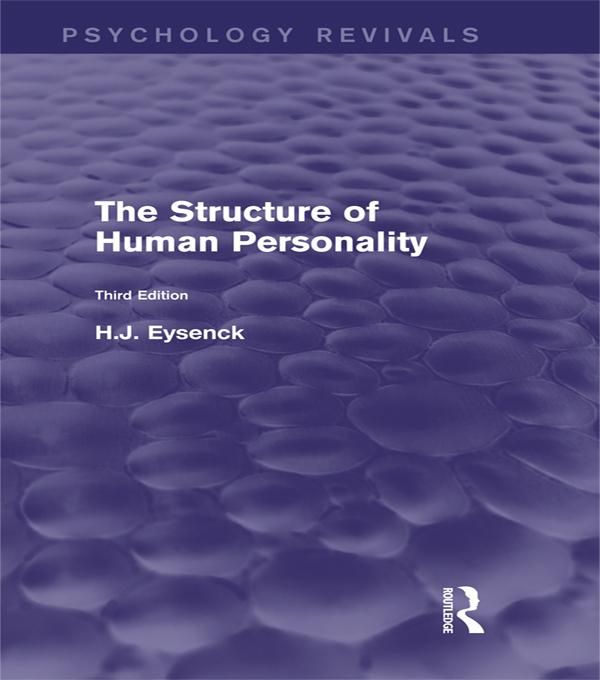 Produktbild: The Structure of Human Personality (Psychology Revivals)