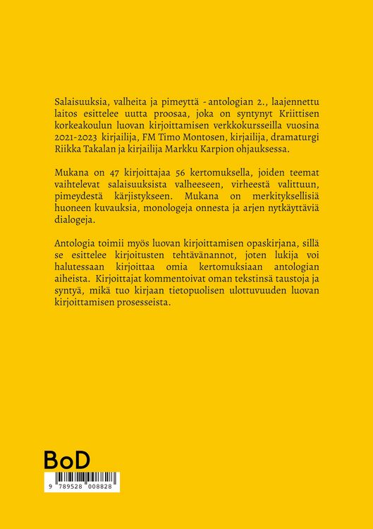 Produktbild: Salaisuuksia, valheita ja pimeytt&auml;