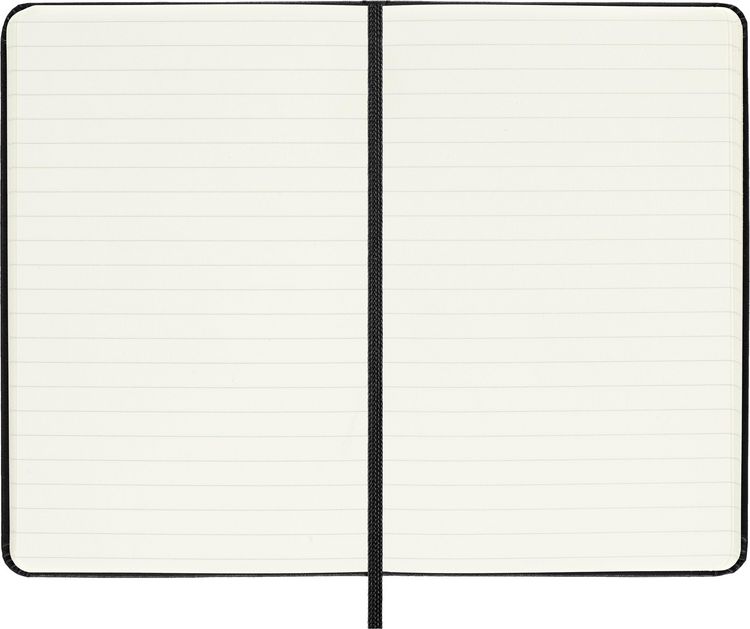 Produktbild: Moleskine Notizbuch, Pocket/A6, Liniert, Fester Einband, Schwarz