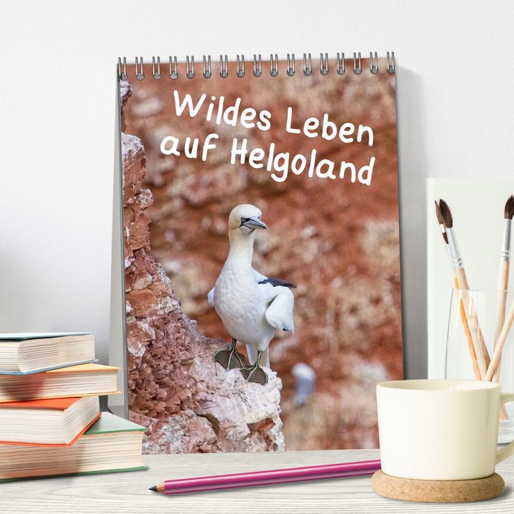 Produktbild: Wildes Leben auf Helgoland (Tischkalender 2026 DIN A5 hoch), CALVENDO Monatskalender