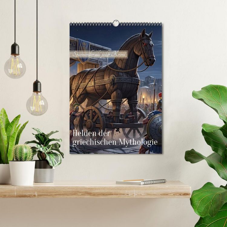 Produktbild: Helden der griechischen Mythologie (Wandkalender 2027 DIN A3 hoch), CALVENDO Monatskalender