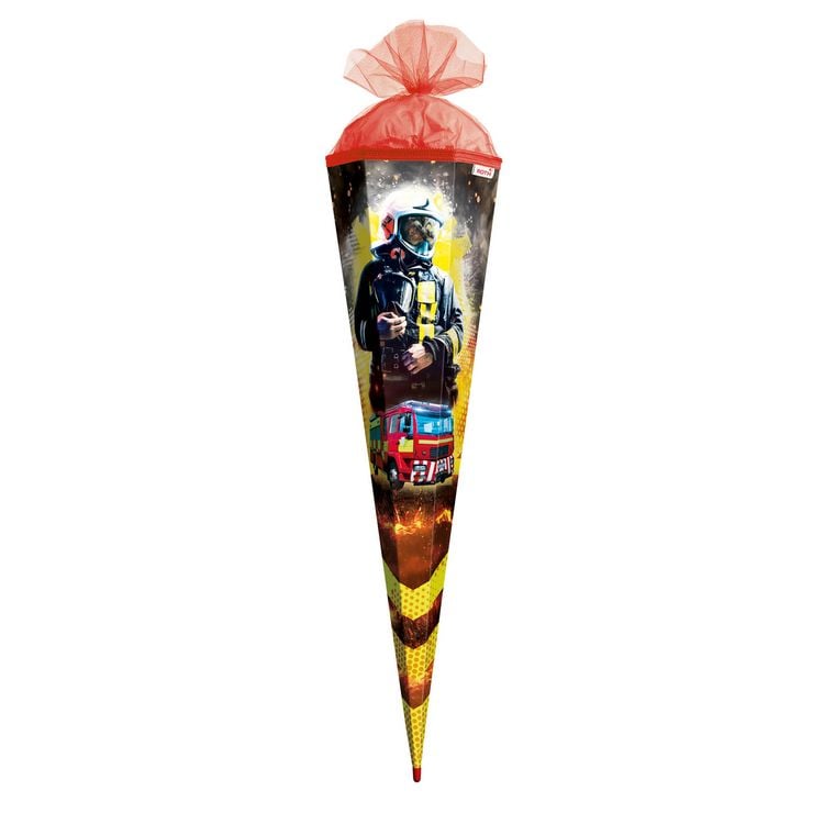 Produktbild: Motivschult&uuml;te, Feuerwehrmann, 85cm