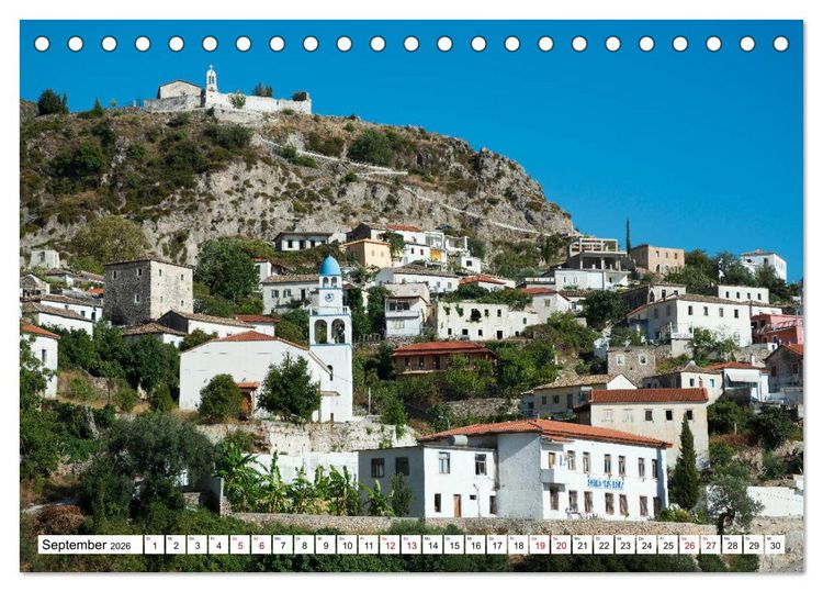 Produktbild: ALBANIENS Sch&ouml;nheiten (Tischkalender 2026 DIN A5 quer), CALVENDO Monatskalender