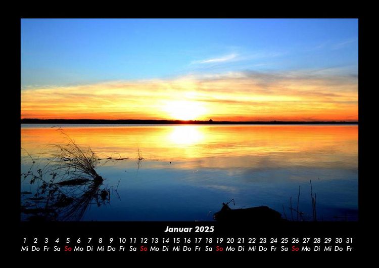 Produktbild: Landschaftskalender 2025 Fotokalender DIN A3