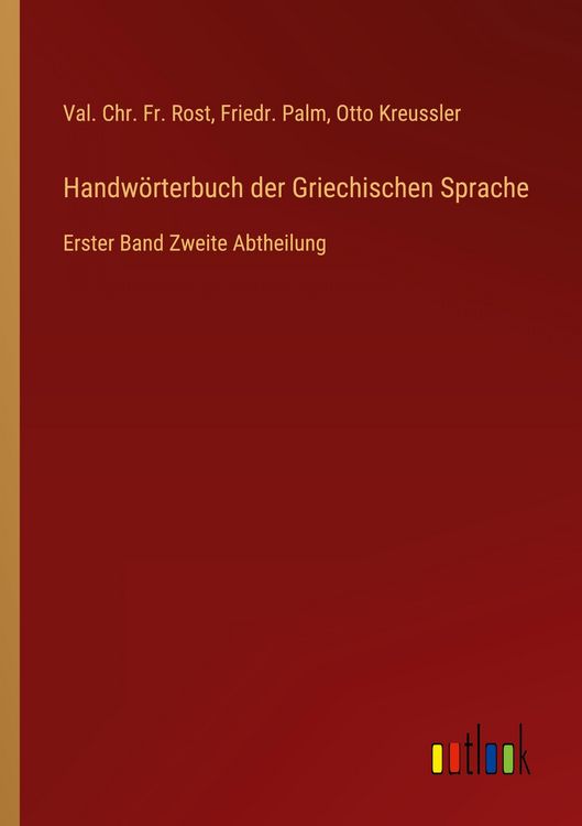 Produktbild: Handw&ouml;rterbuch der Griechischen Sprache