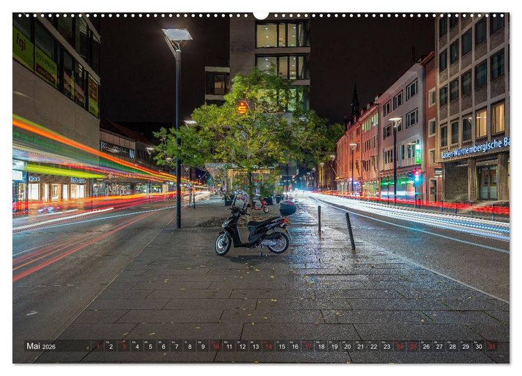 Produktbild: Ulm f&uuml;r Nachtspatzen (hochwertiger Premium Wandkalender 2026 DIN A2 quer), Kunstdruck in Hochglanz