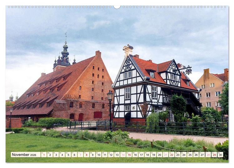Produktbild: Zoppot und Danzig (Wandkalender 2026 DIN A2 quer), CALVENDO Monatskalender