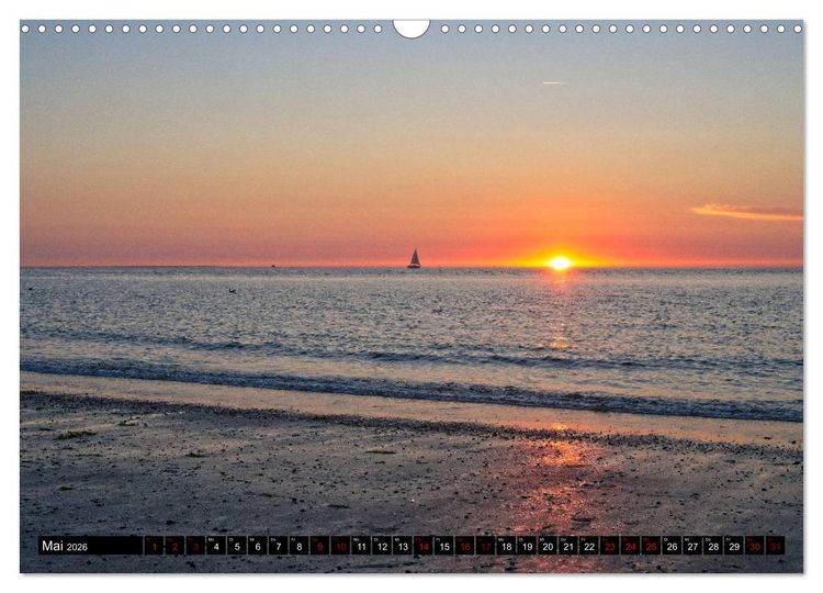 Produktbild: Norderney - von barfuss bis Cocktail (Wandkalender 2026 DIN A3 quer), CALVENDO Monatskalender