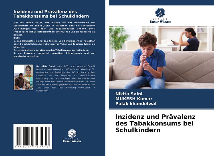 Produktbild: Inzidenz und Pr&auml;valenz des Tabakkonsums bei Schulkindern