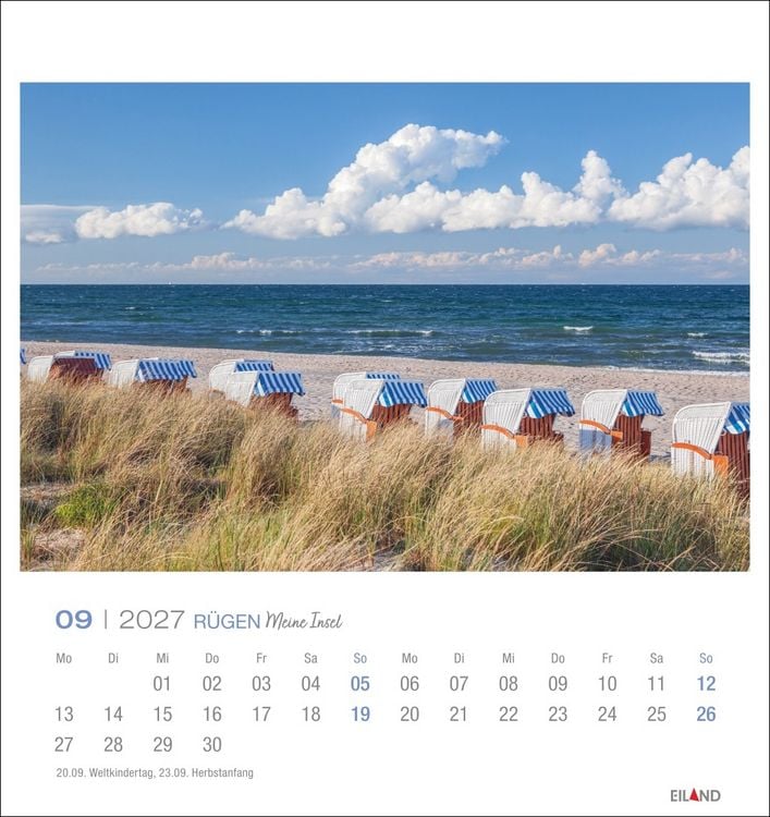 Produktbild: R&uuml;gen Postkartenkalender 2027 - Meine Insel