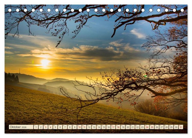 Produktbild: Landkreis Emmendingen - Streifz&uuml;ge durch den S&uuml;dwesten (Tischkalender 2026 DIN A5 quer), CALVENDO Monatskalender