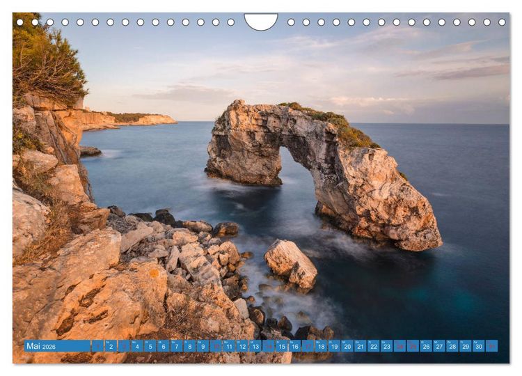 Produktbild: Mallorca, Sehnsuchtsinsel im Mittelmeer (Wandkalender 2026 DIN A4 quer), CALVENDO Monatskalender