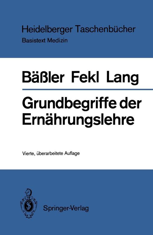 Produktbild: Grundbegriffe der Ern&auml;hrungslehre