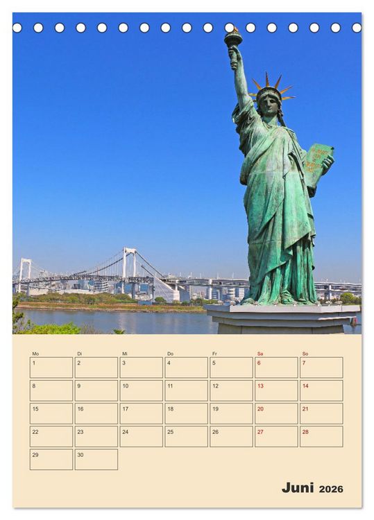Produktbild: Tokio - Terminplaner (Tischkalender 2026 DIN A5 hoch), CALVENDO Monatskalender