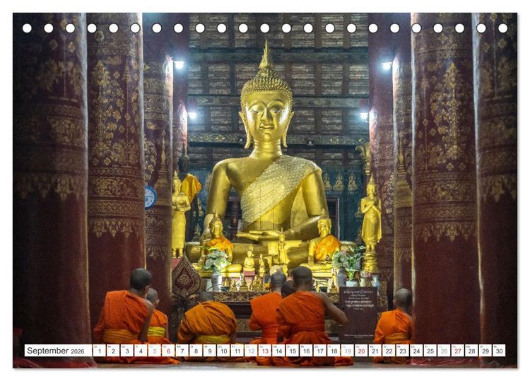 Produktbild: Siddhartha Gautama - Buddha (Tischkalender 2026 DIN A5 quer), CALVENDO Monatskalender