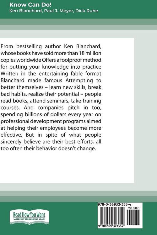Produktbild: Know Can Do! (16pt Large Print Edition)