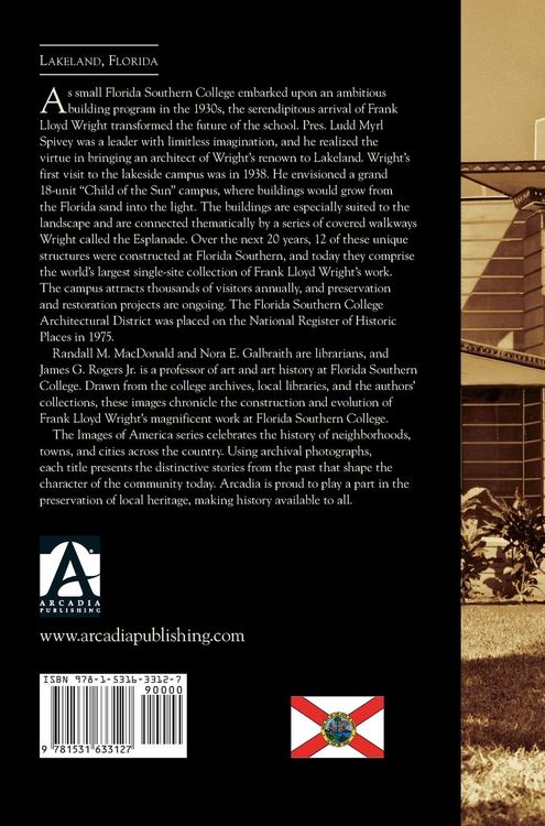 Produktbild: Buildings of Frank Lloyd Wright at Florida Southern College
