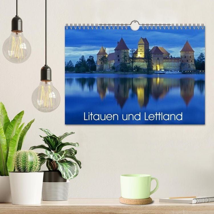 Produktbild: Litauen und Lettland (Wandkalender 2026 DIN A4 quer), CALVENDO Monatskalender