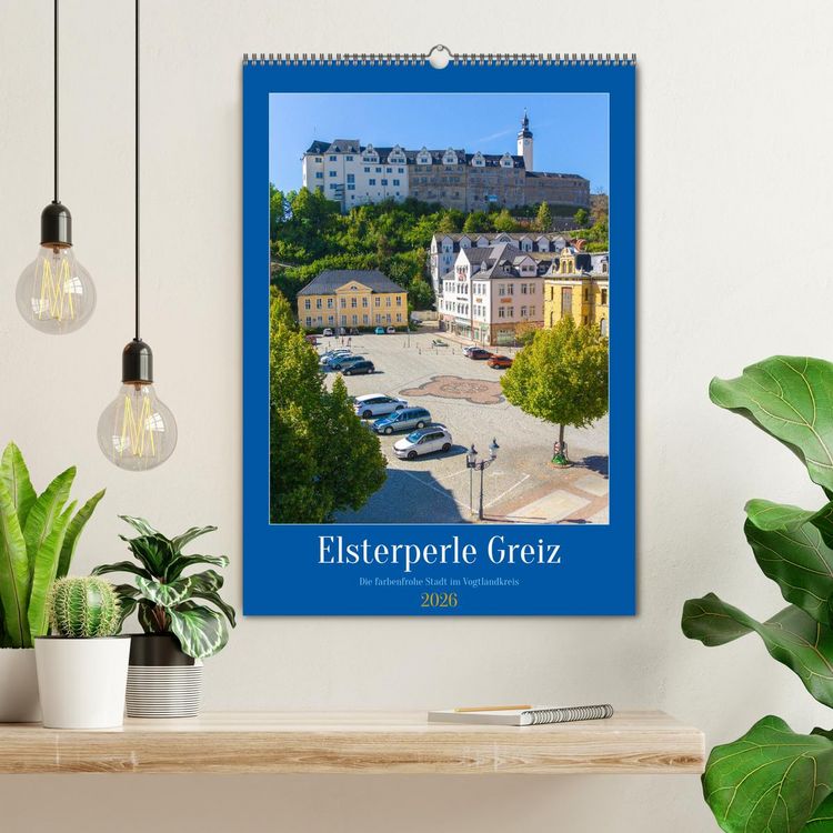 Produktbild: Elsterperle Greiz (Wandkalender 2026 DIN A2 hoch), CALVENDO Monatskalender