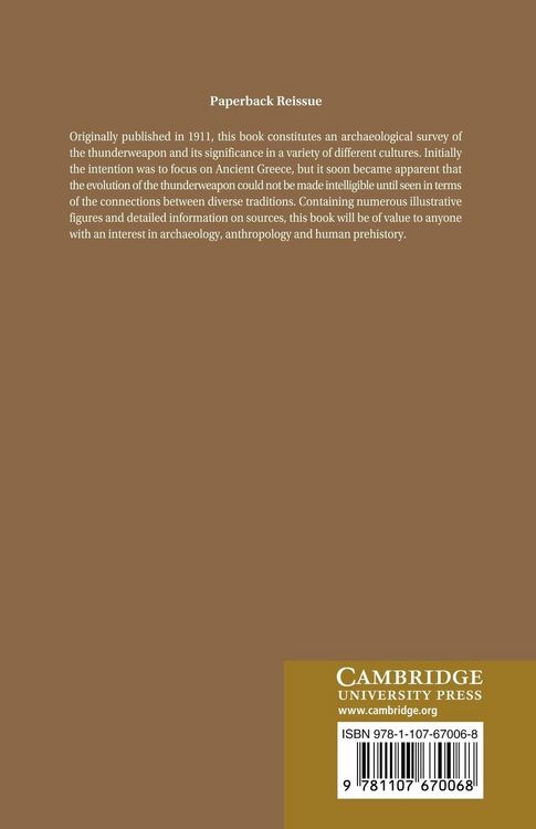 Produktbild: The Thunderweapon in Religion and Folklore