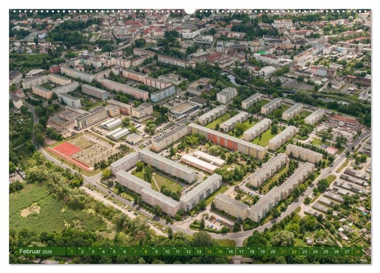 Produktbild: Eberswalde in Luftbildern (hochwertiger Premium Wandkalender 2026 DIN A2 quer), Kunstdruck in Hochglanz