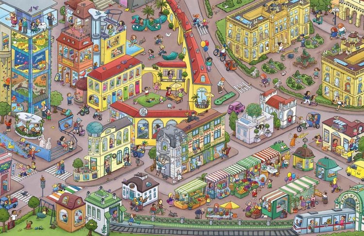 Produktbild: Wien Wimmelbuch