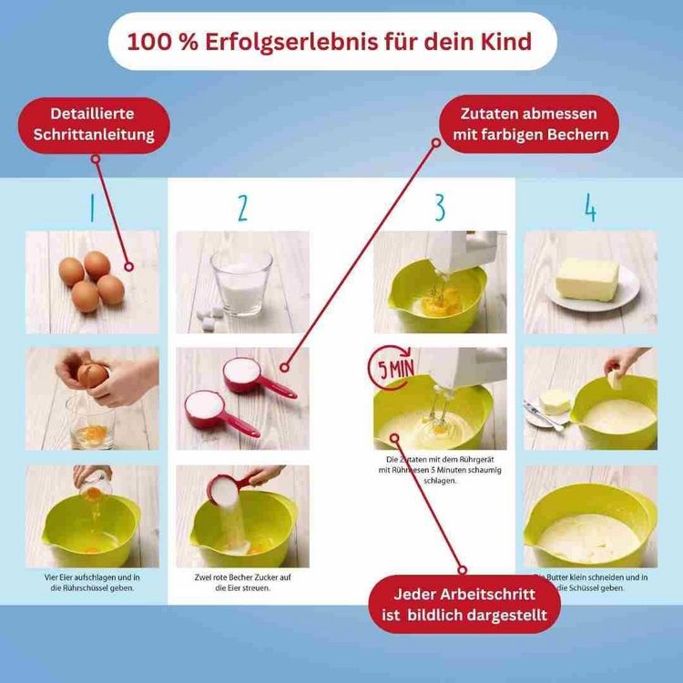 Produktbild: Kinderleichte Becherk&uuml;che - Leckere Backideen f&uuml;r Kinder (Band 2)