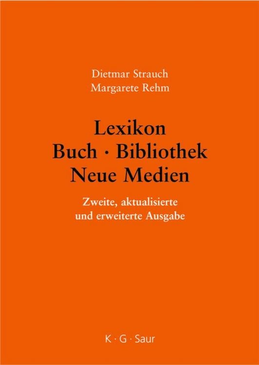 Produktbild: Lexikon Buch - Bibliothek - Neue Medien