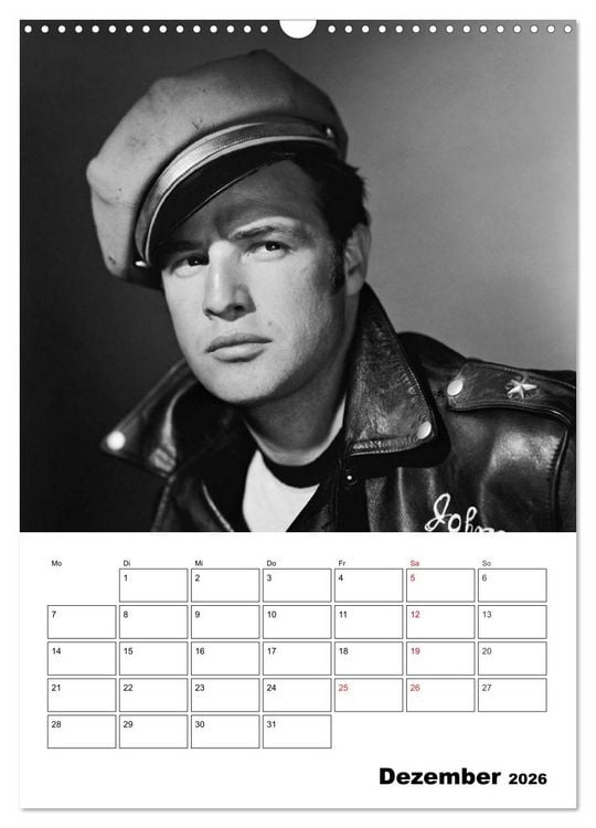 Produktbild: Leinwandhelden. Unvergessene Filmstars (Wandkalender 2026 DIN A3 hoch), CALVENDO Monatskalender