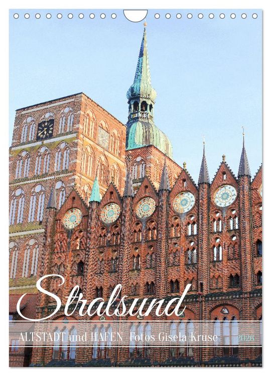 Produktbild: Stralsund - Altstadt und Hafen (Wandkalender 2026 DIN A4 hoch), CALVENDO Monatskalender