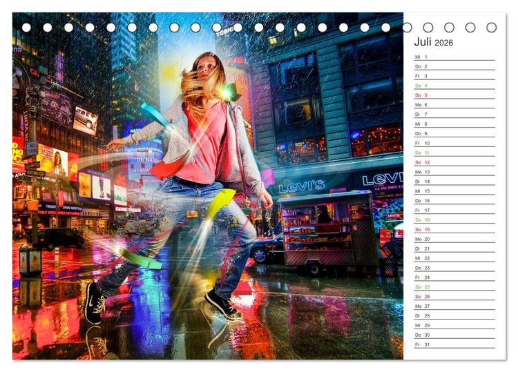 Produktbild: HipHopDance (Tischkalender 2026 DIN A5 quer), CALVENDO Monatskalender