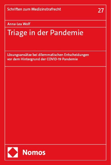 Produktbild: Triage in der Pandemie